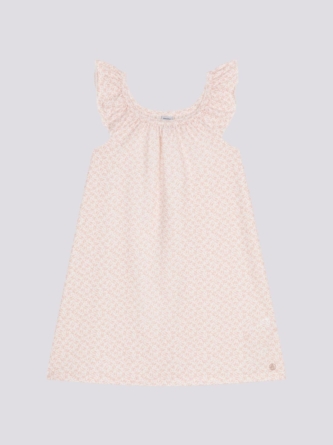 CAMICIA DA NOTTE IN COTONE CON MOTIVO A FIORI BAMBINA