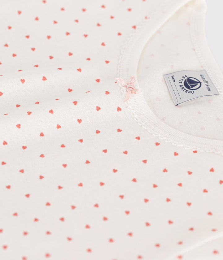 CAMICIA DA NOTTE IN COTONE MOTIVO CUORICINO BAMBINO