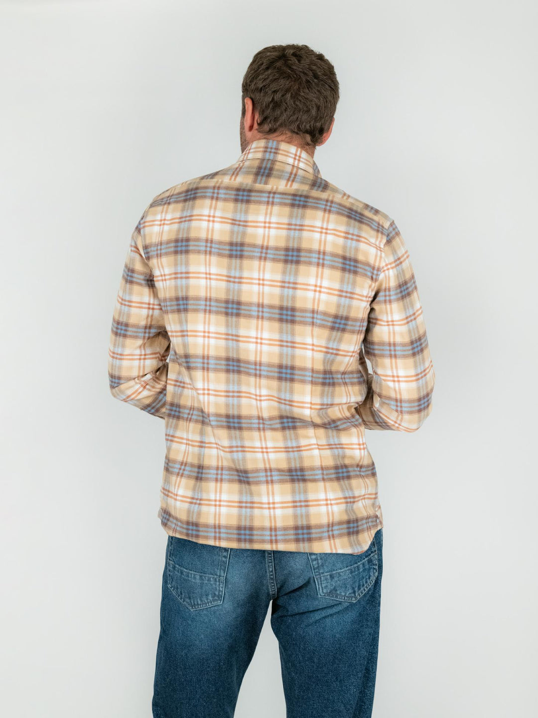 CAMICIA DI FLANELLA TARTAN BEIGE