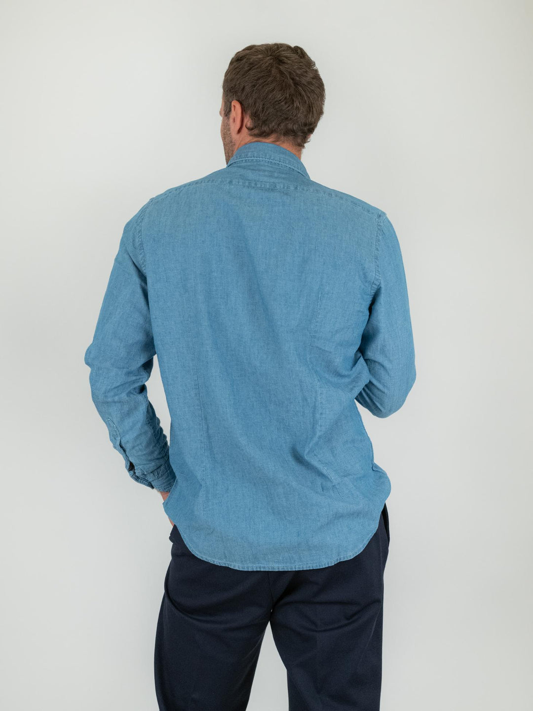 CAMICIA IN CHAMBRAY DENIM