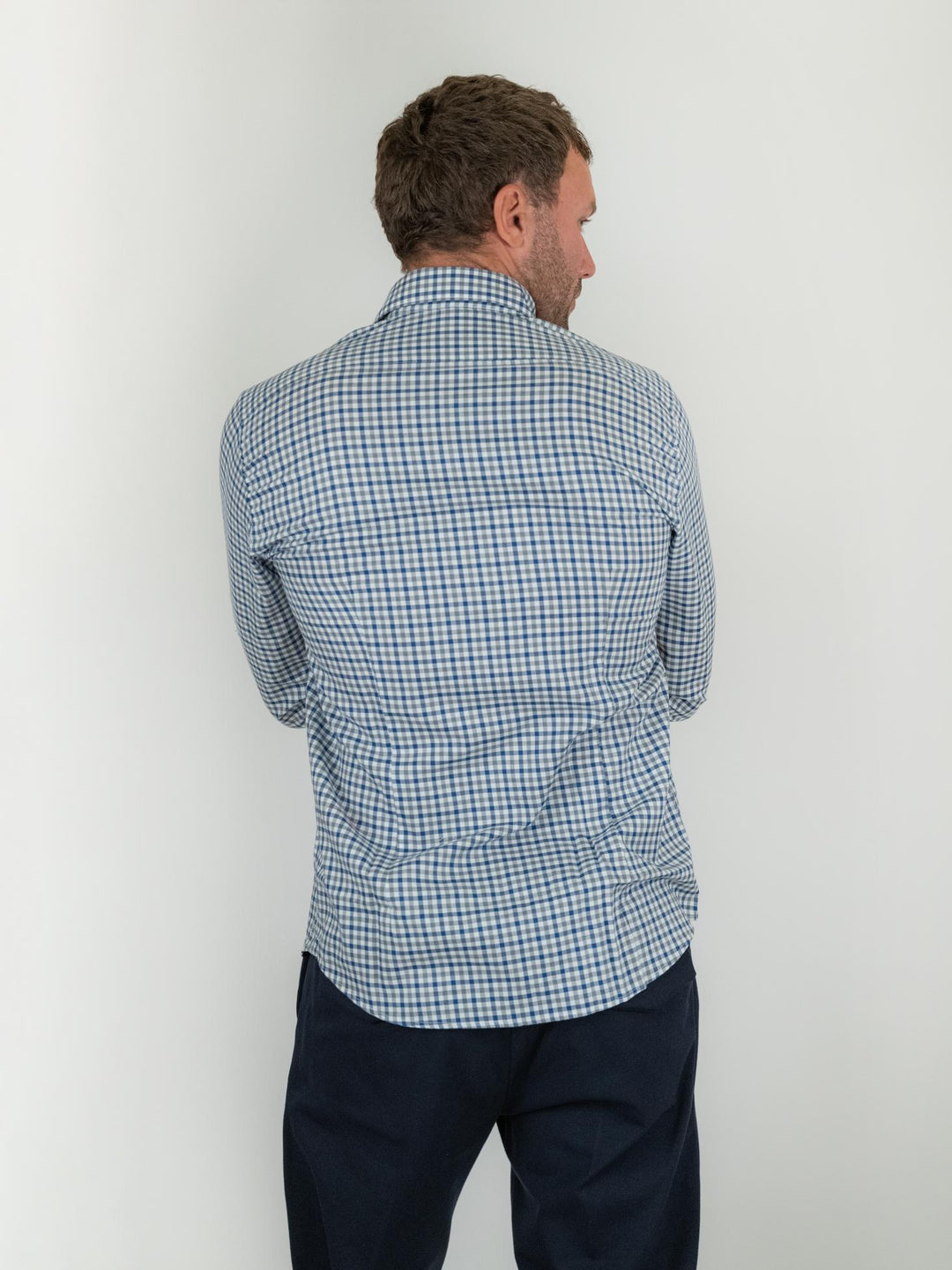 CAMICIA IN COTONE A QUADRETTI
