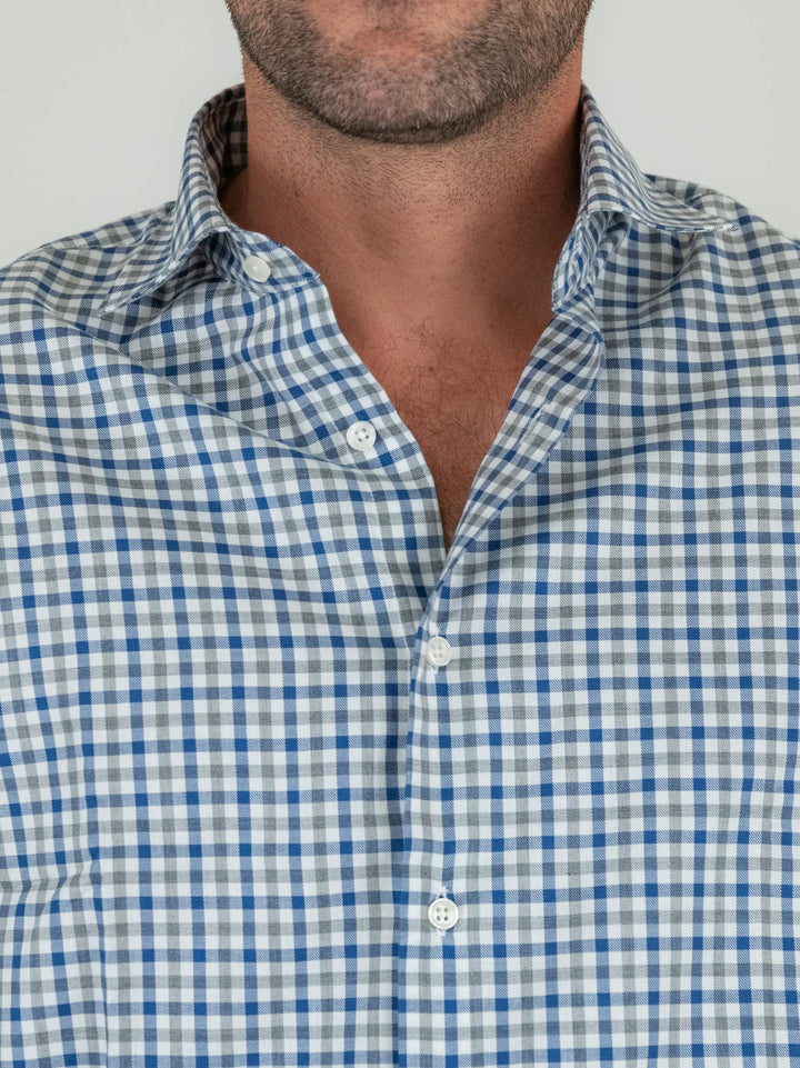 CAMICIA IN COTONE A QUADRETTI