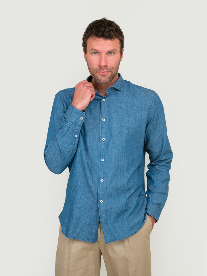 CAMICIA IN COTONE DENIM