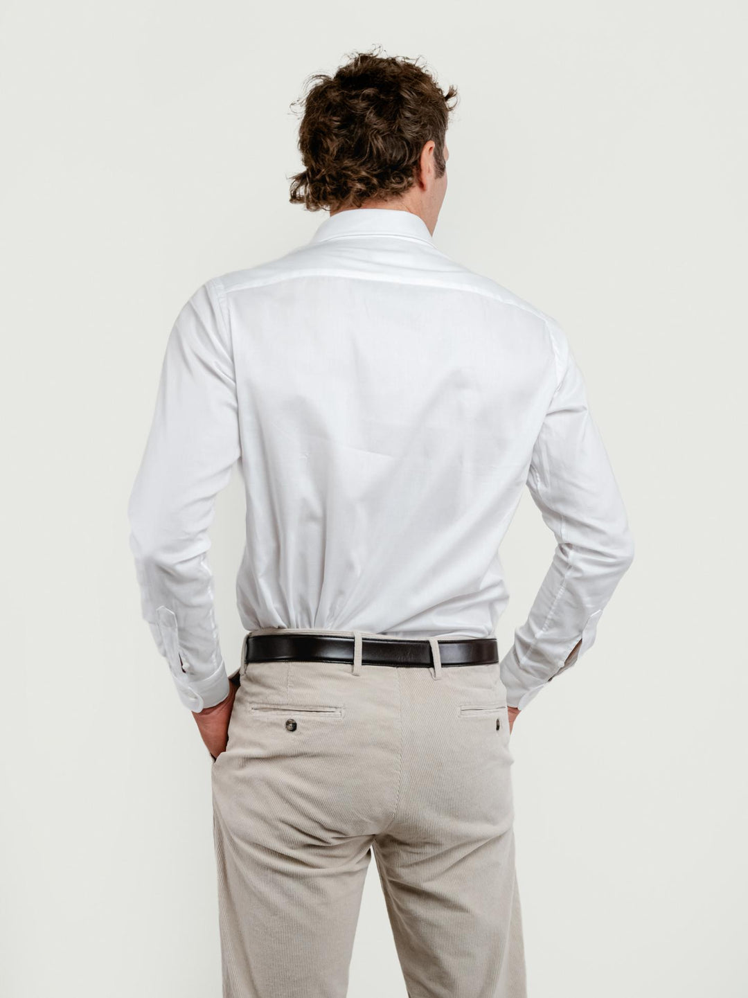 CAMICIA IN COTONE OXFORD BIANCA