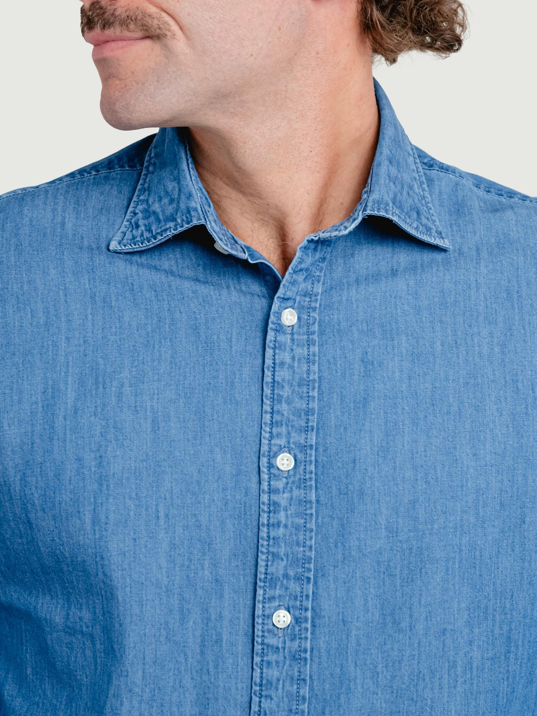 CAMICIA NELSON IN COTONE JEANS