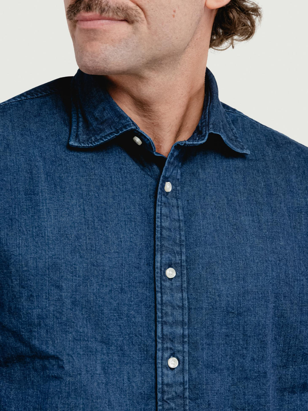 CAMICIA NELSON IN DENIM SCURO