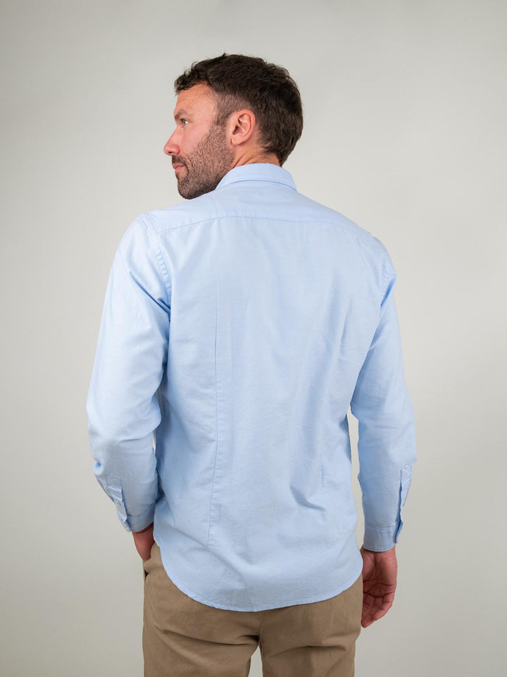 CAMICIA OXFORD AZZURRA