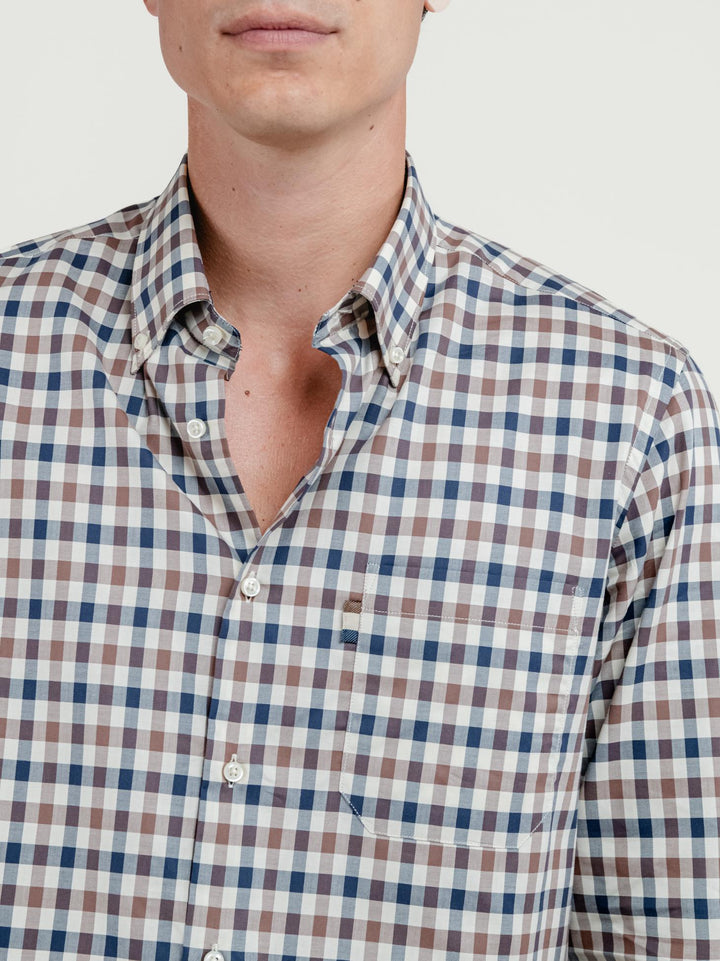 CAMICIA OXFORD BOTTON DOWN FANTASIA CLUB CHECK