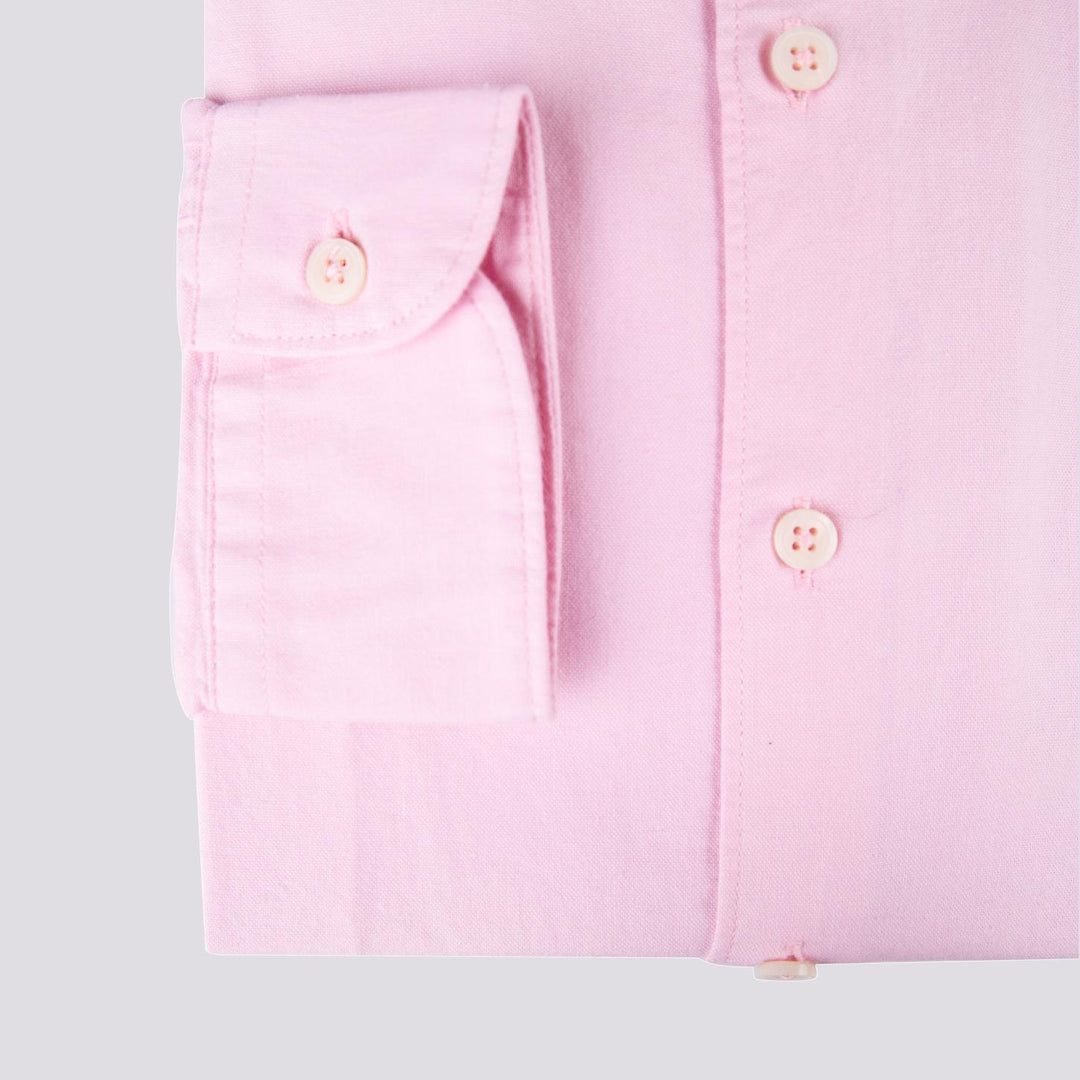 CAMICIA ROSA IN COTONE OXFORD