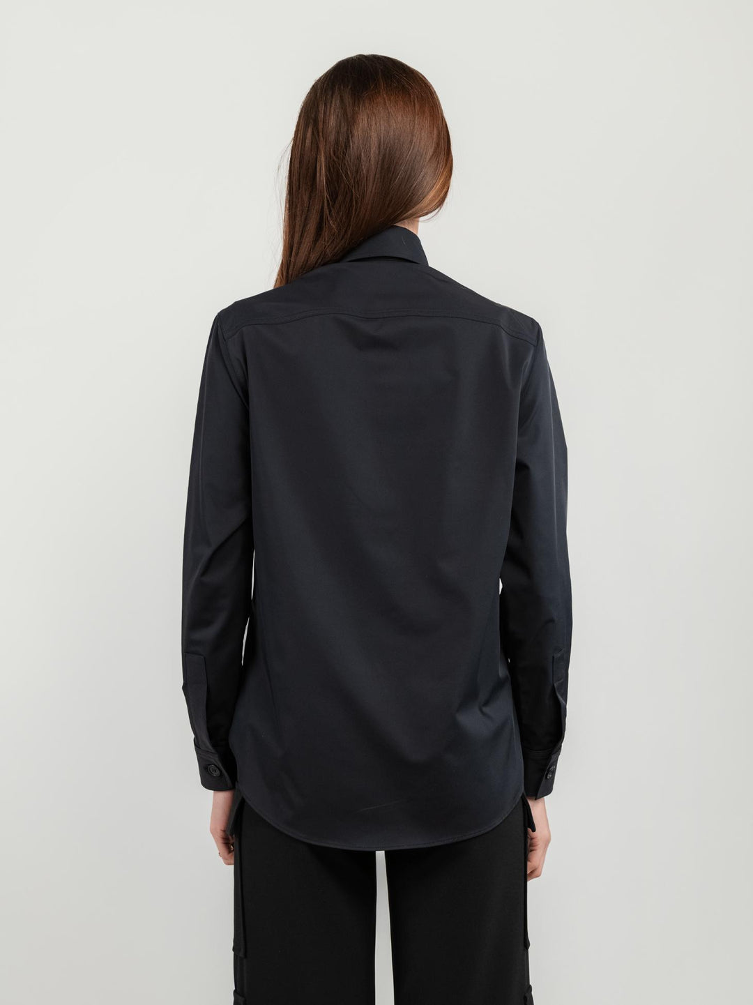 CAMICIA STILE CARGO NERA