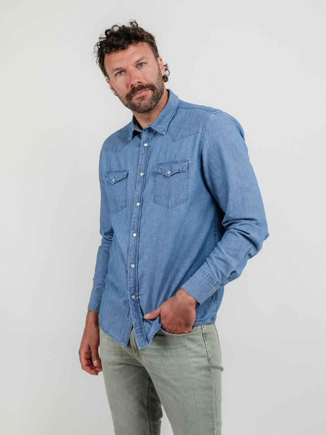 CAMICIA TEXAS IN DENIM