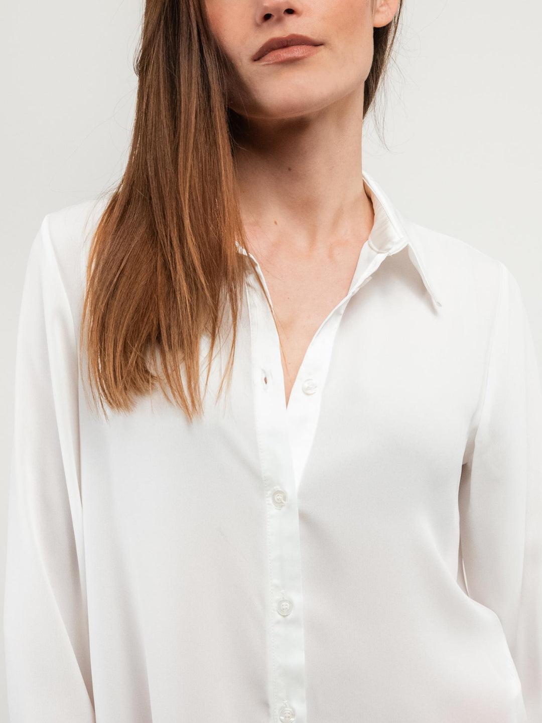 CAMICIA VELATA BIANCA