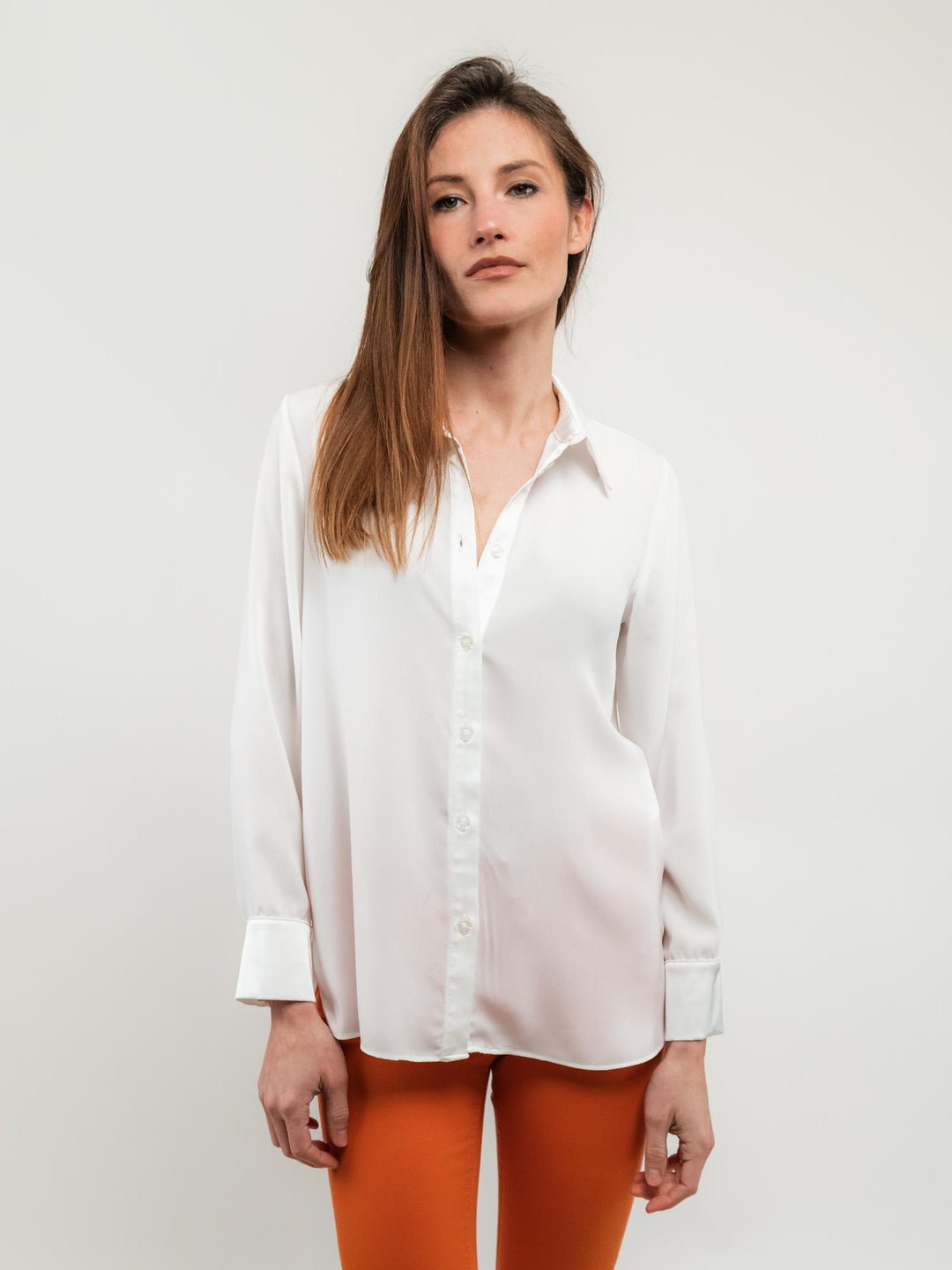 CAMICIA VELATA BIANCA