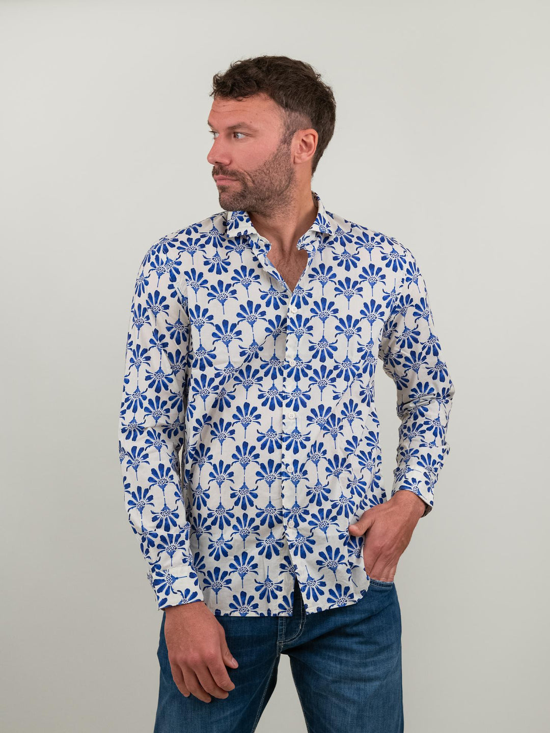 CAMICIA con stampa FLOREALE