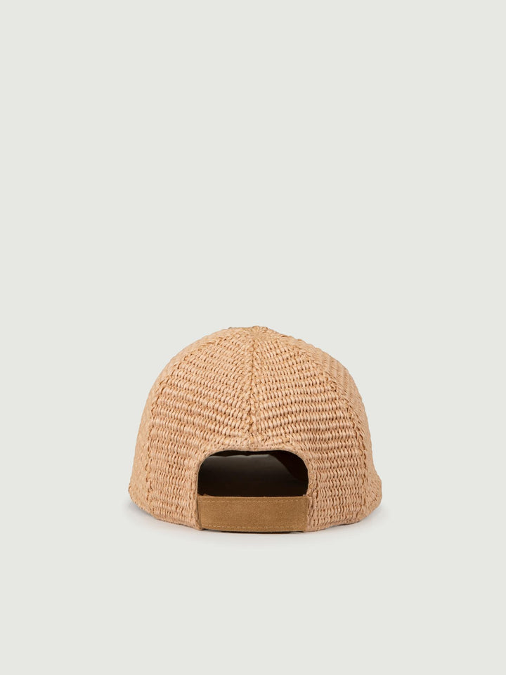 CAPPELLO CON VISIERA IN RAFIA NATURALE