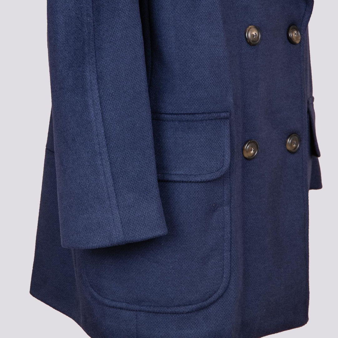 CAPPOTTINO DOPPIOPETTO BLU