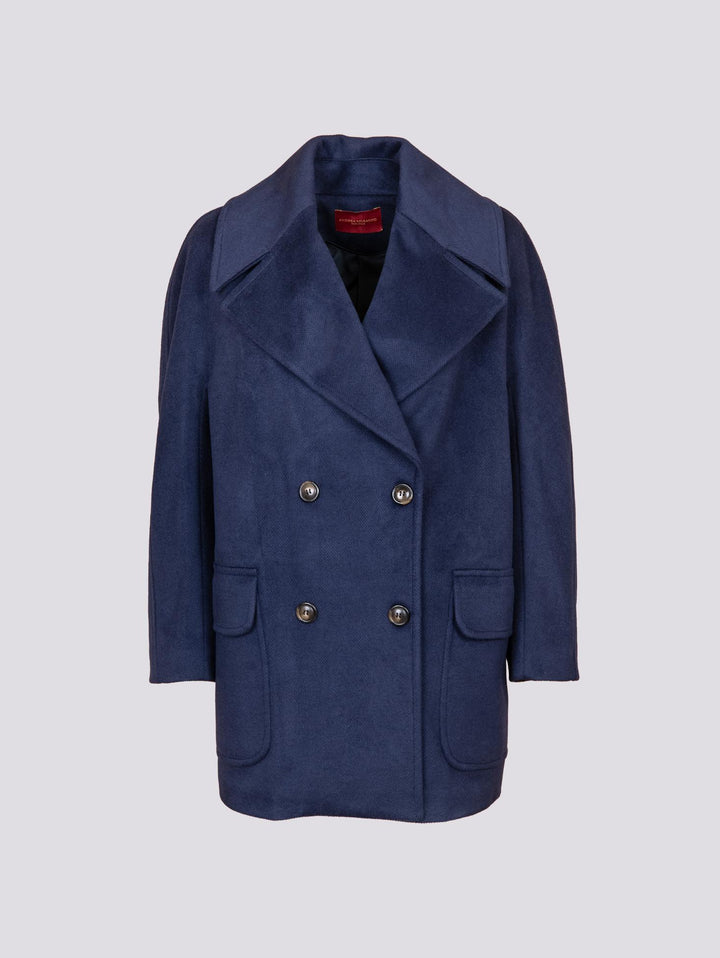 CAPPOTTINO DOPPIOPETTO BLU