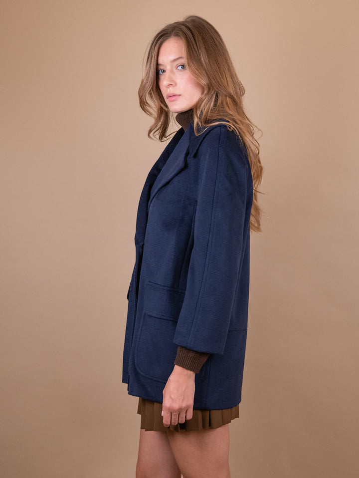 CAPPOTTINO DOPPIOPETTO BLU