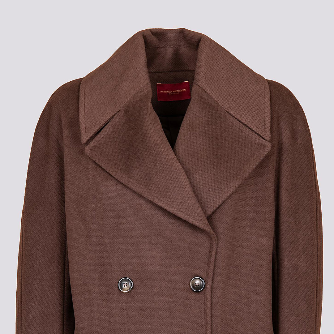 CAPPOTTINO DOPPIOPETTO MARRONE