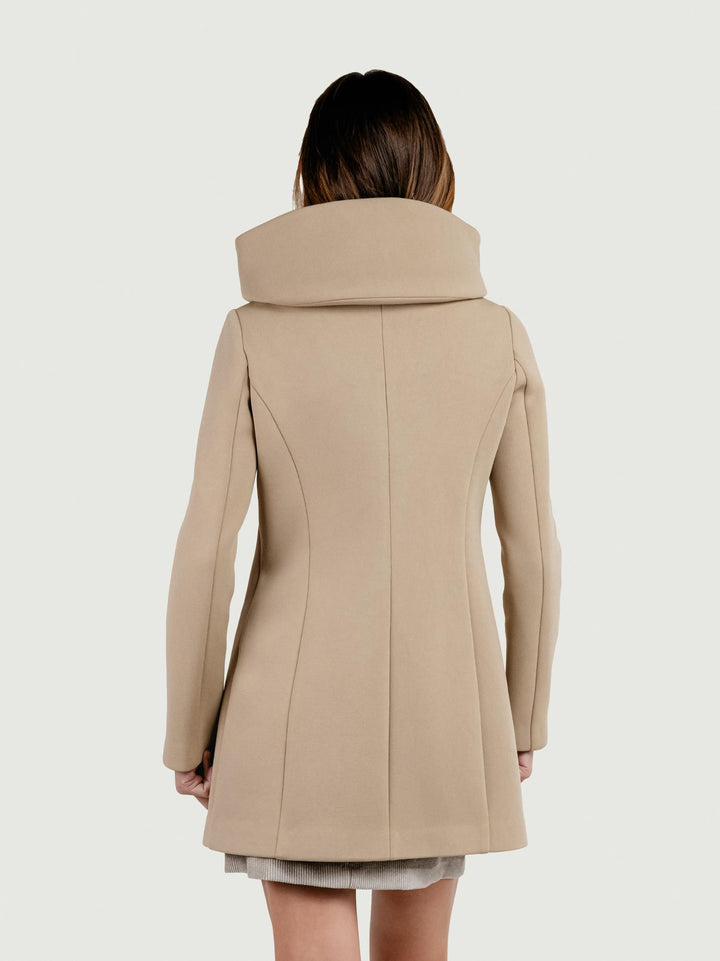 CAPPOTTINO TECNICO CON CAPPUCCIO BEIGE