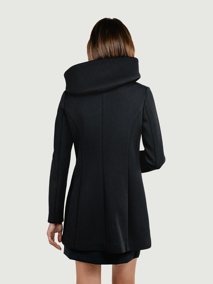 CAPPOTTINO TECNICO CON CAPPUCCIO NERO