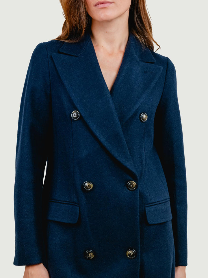 CAPPOTTO DOPPIOPETTO BLU NAVY