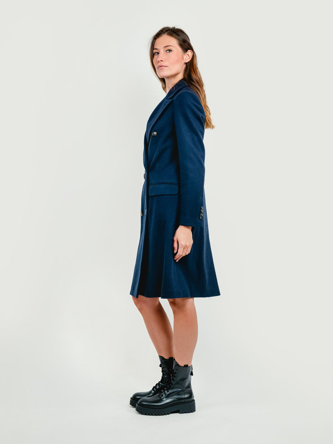 CAPPOTTO DOPPIOPETTO BLU NAVY