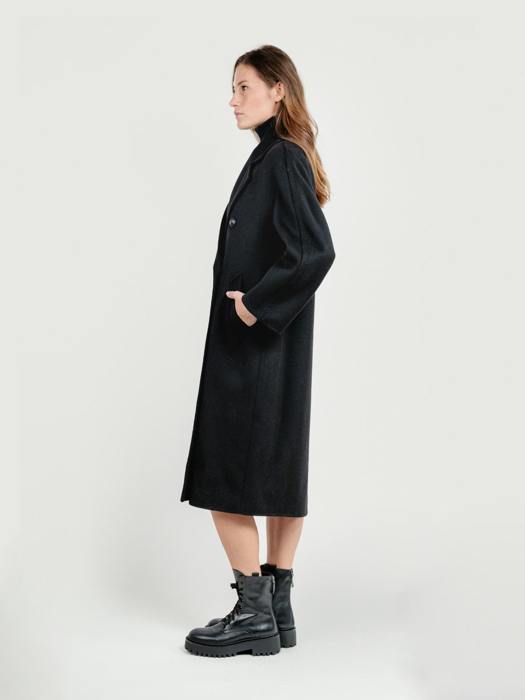 CAPPOTTO DOPPIOPETTO OVER NERO