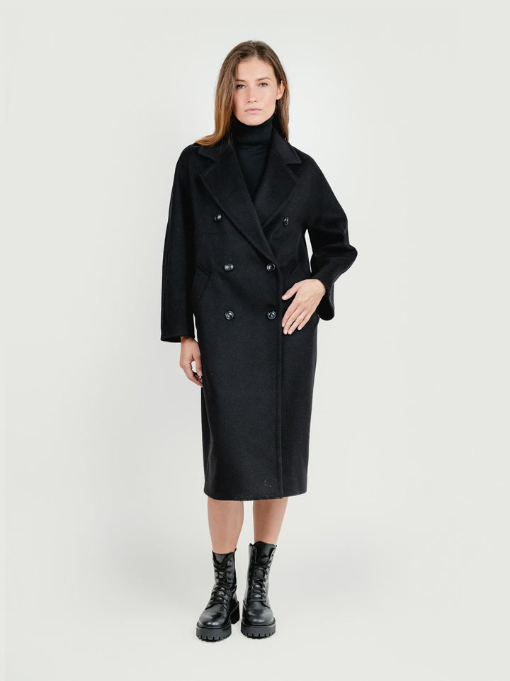 CAPPOTTO DOPPIOPETTO OVER NERO