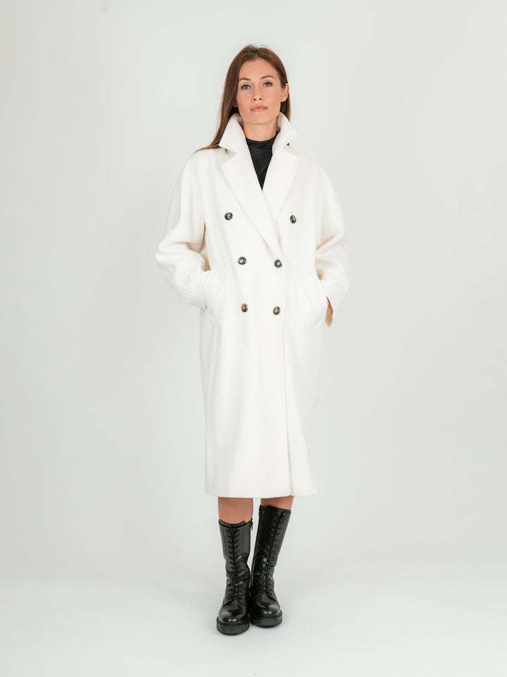 CAPPOTTO DOPPIOPETTO PANNA