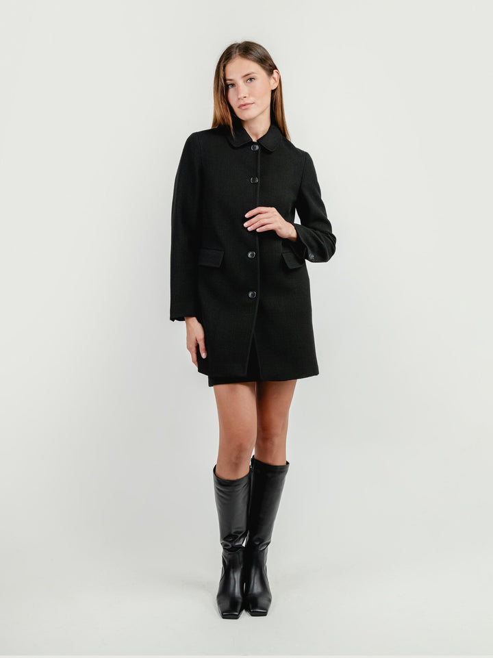 CAPPOTTO LODEN NERO