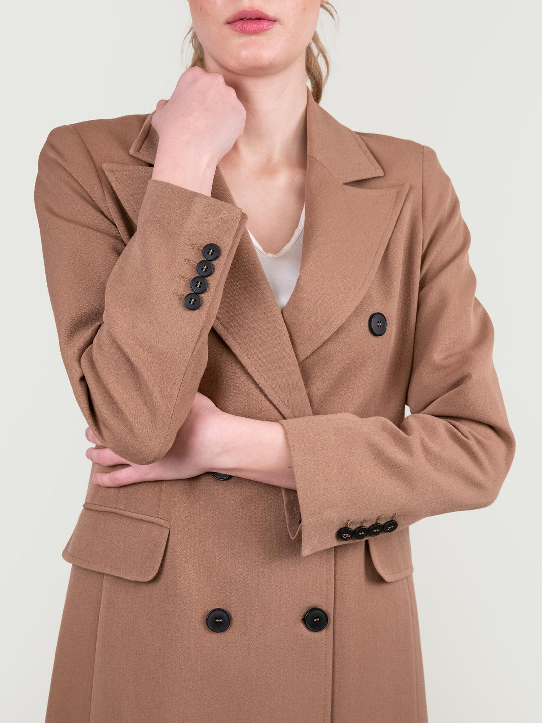 CAPPOTTO LUNGO DOPPIOPETTO CAMMELLO
