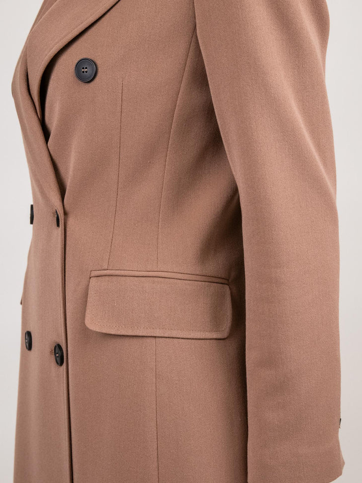 CAPPOTTO LUNGO DOPPIOPETTO CAMMELLO