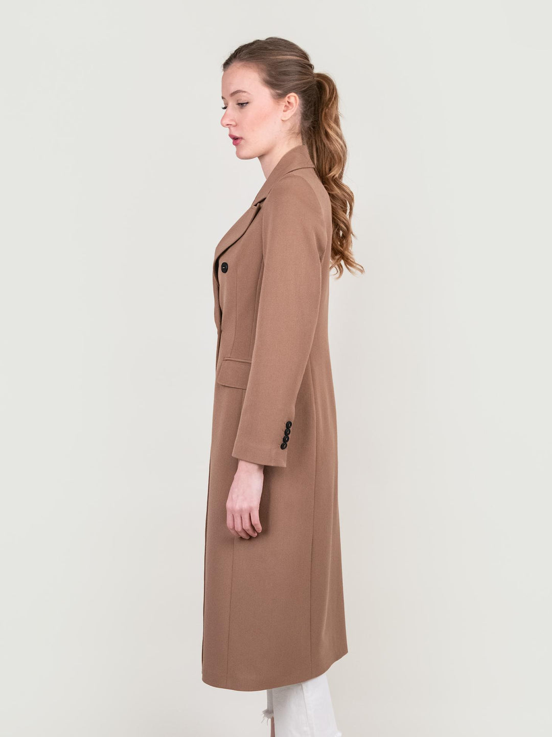 CAPPOTTO LUNGO DOPPIOPETTO CAMMELLO
