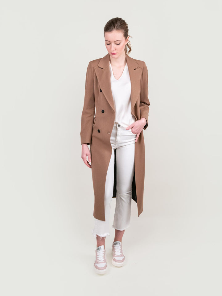 CAPPOTTO LUNGO DOPPIOPETTO CAMMELLO