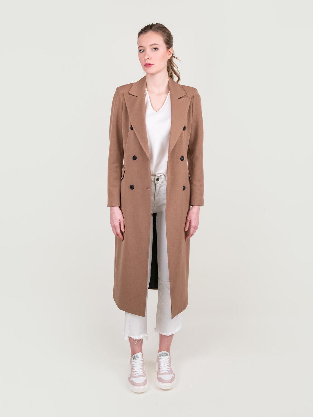 CAPPOTTO LUNGO DOPPIOPETTO CAMMELLO