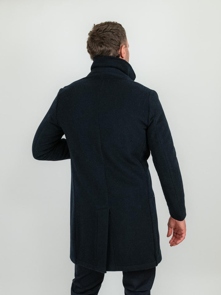 CAPPOTTO MODELLO LODEN BLU NAVY