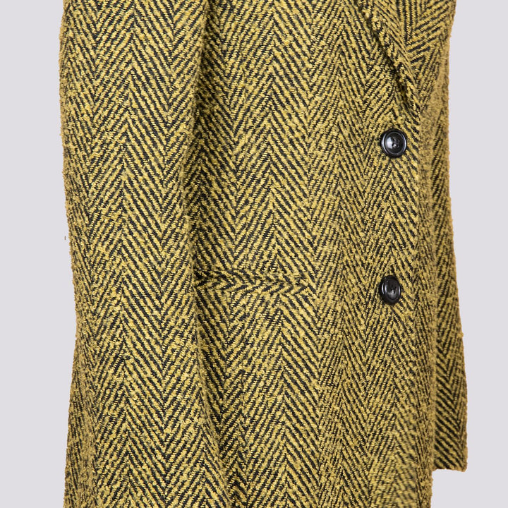 CAPPOTTO SPIGATO VERDE LIME E NERO