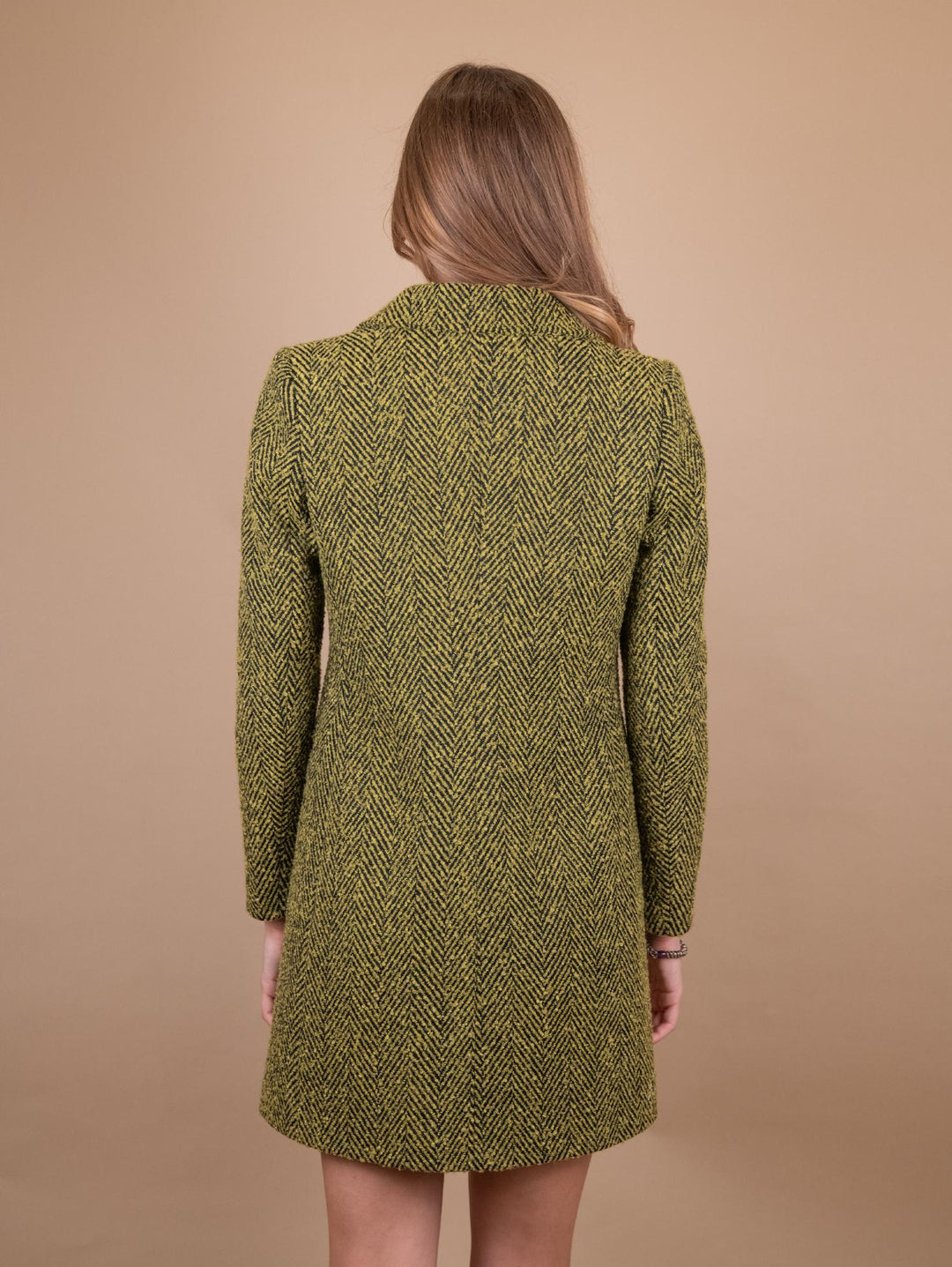 CAPPOTTO SPIGATO VERDE LIME E NERO