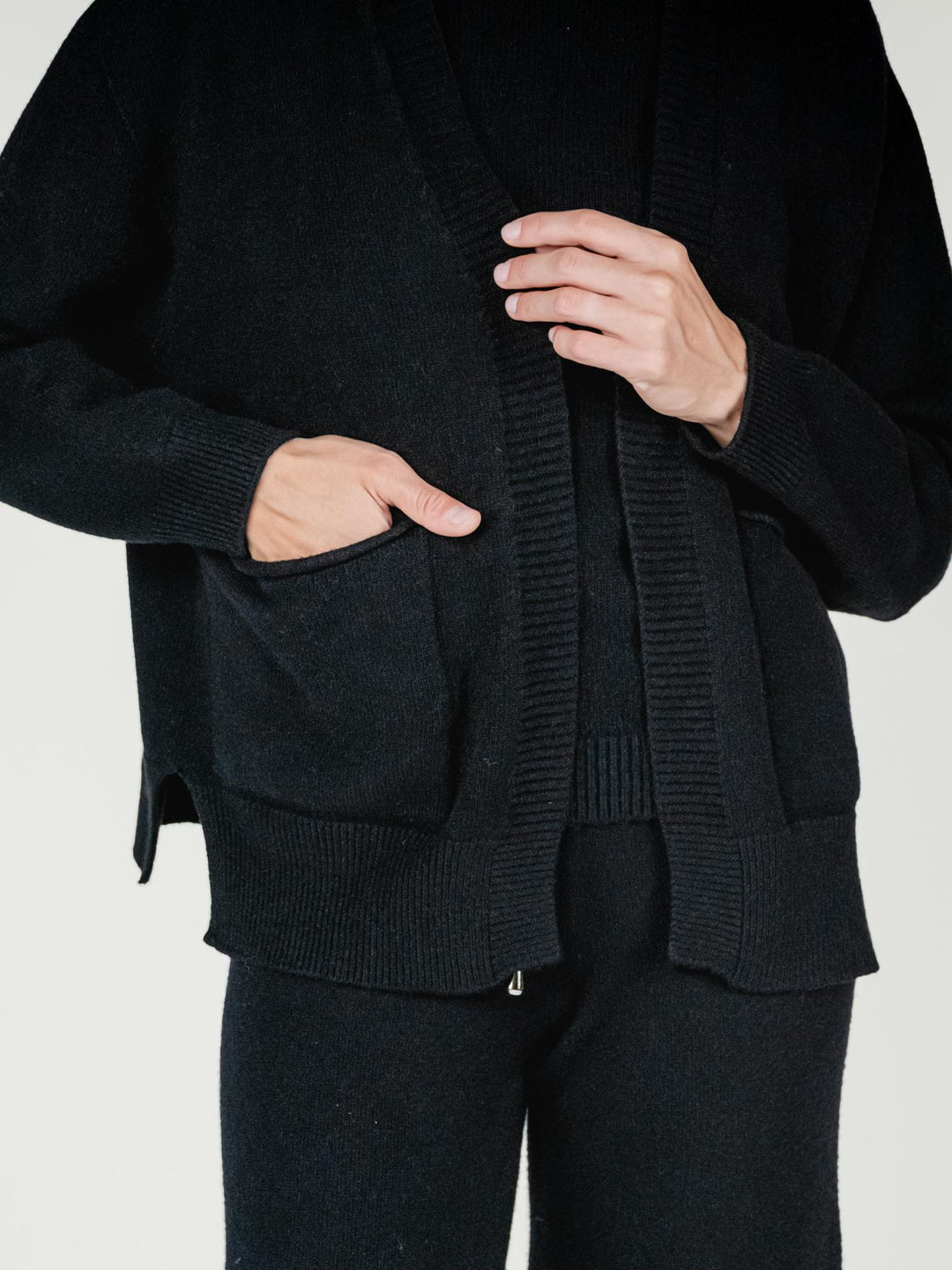 CARDIGAN APERTO NERO