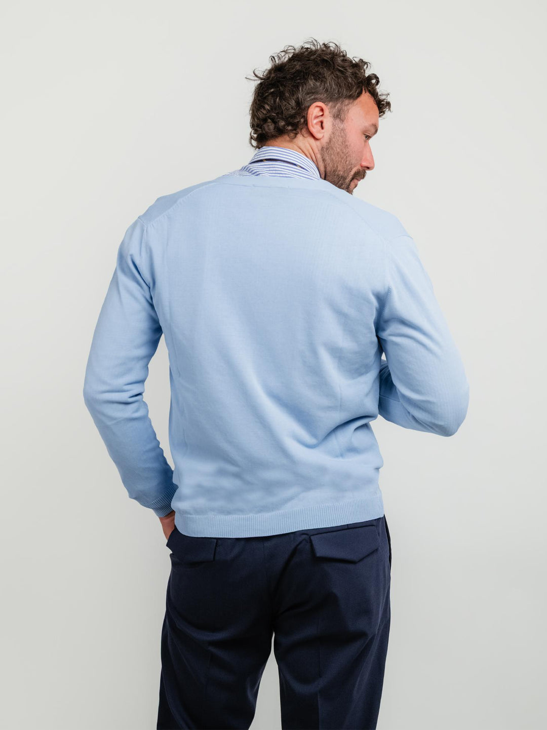 CARDIGAN AZZURRO