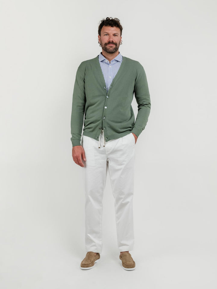 CARDIGAN COLOR SALVIA