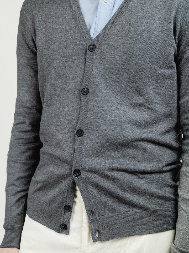 CARDIGAN GRIGIO ANTRACITE