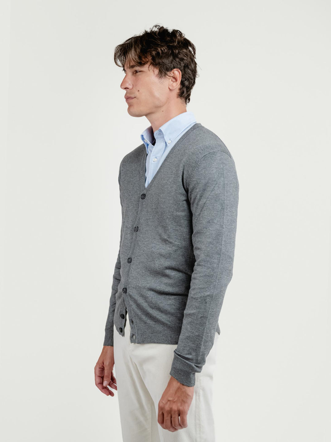 CARDIGAN GRIGIO ANTRACITE