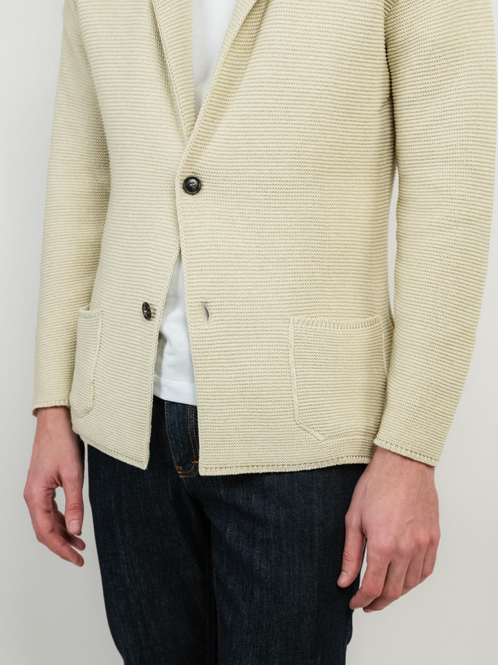 CARDIGAN IN COTONE BEIGE