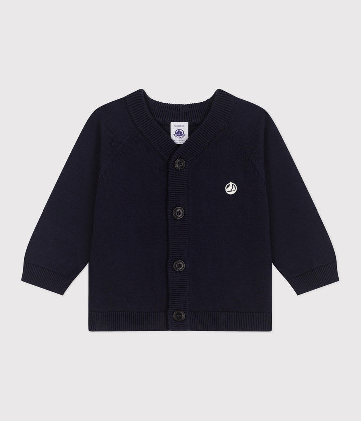 CARDIGAN IN COTONE TINTA UNITA