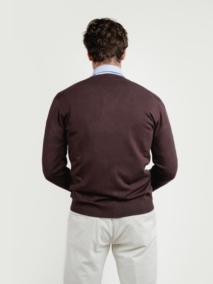 CARDIGAN TESTA MORO