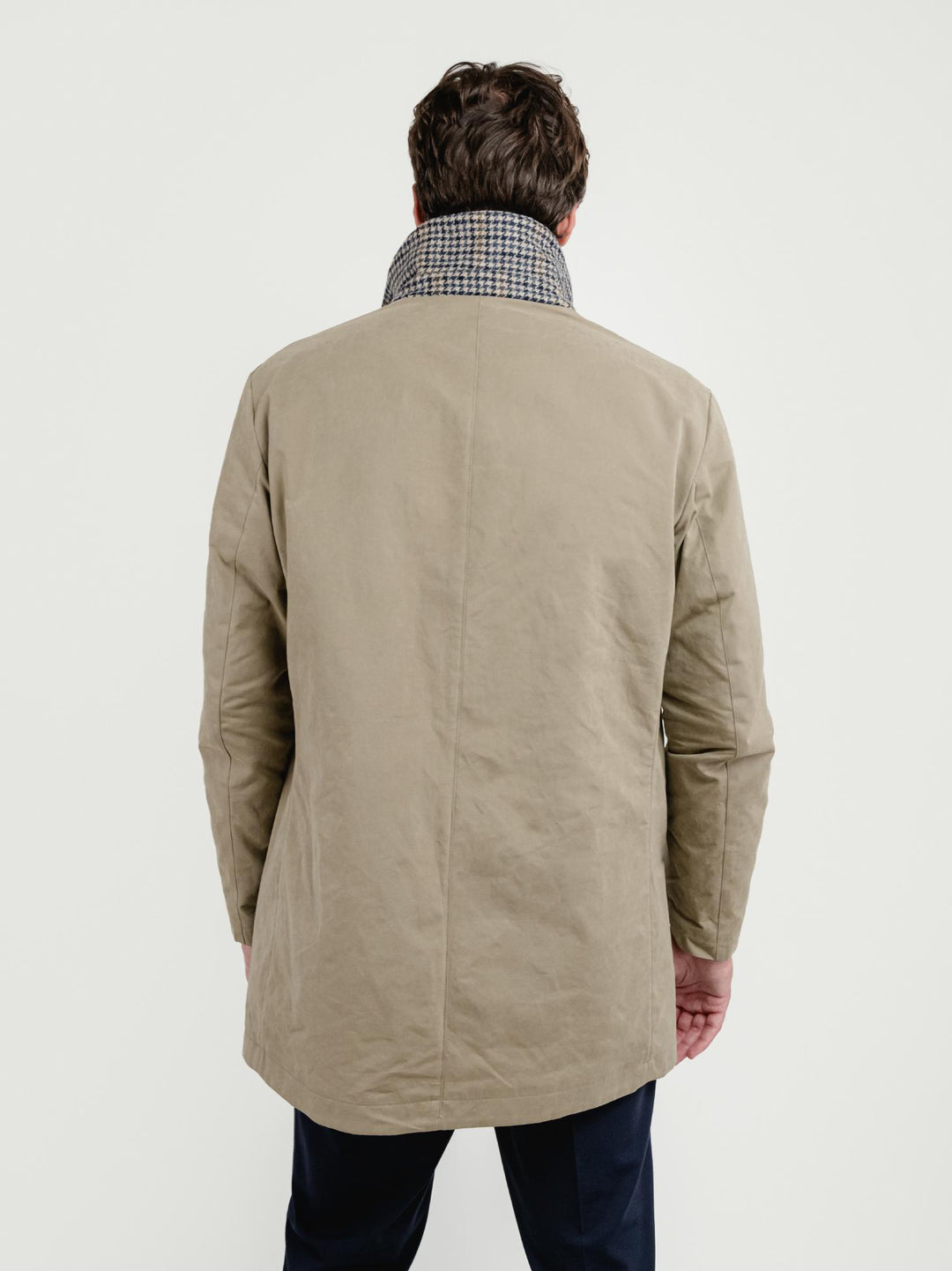 CAR COAT IMPERMEABILE BRANDO COLOR FANGO