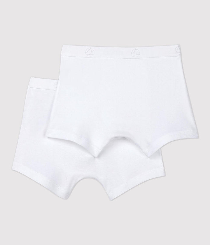 CONFEZIONE DA 2 BOXER BIANCHI BAMBINO