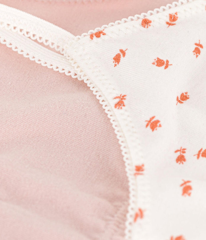 CONFEZIONE DA 2 BRASSIÈRE IN COTONE ED ELASTAM PER BAMBINA